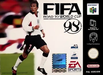 FIFA - Road to World Cup 98 (Europe) (En,Fr,De,Es,It,Nl,Sv) box cover front